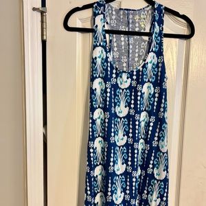 Lilly Pulitzer Melle Dress Indigo Get in Line size XS
